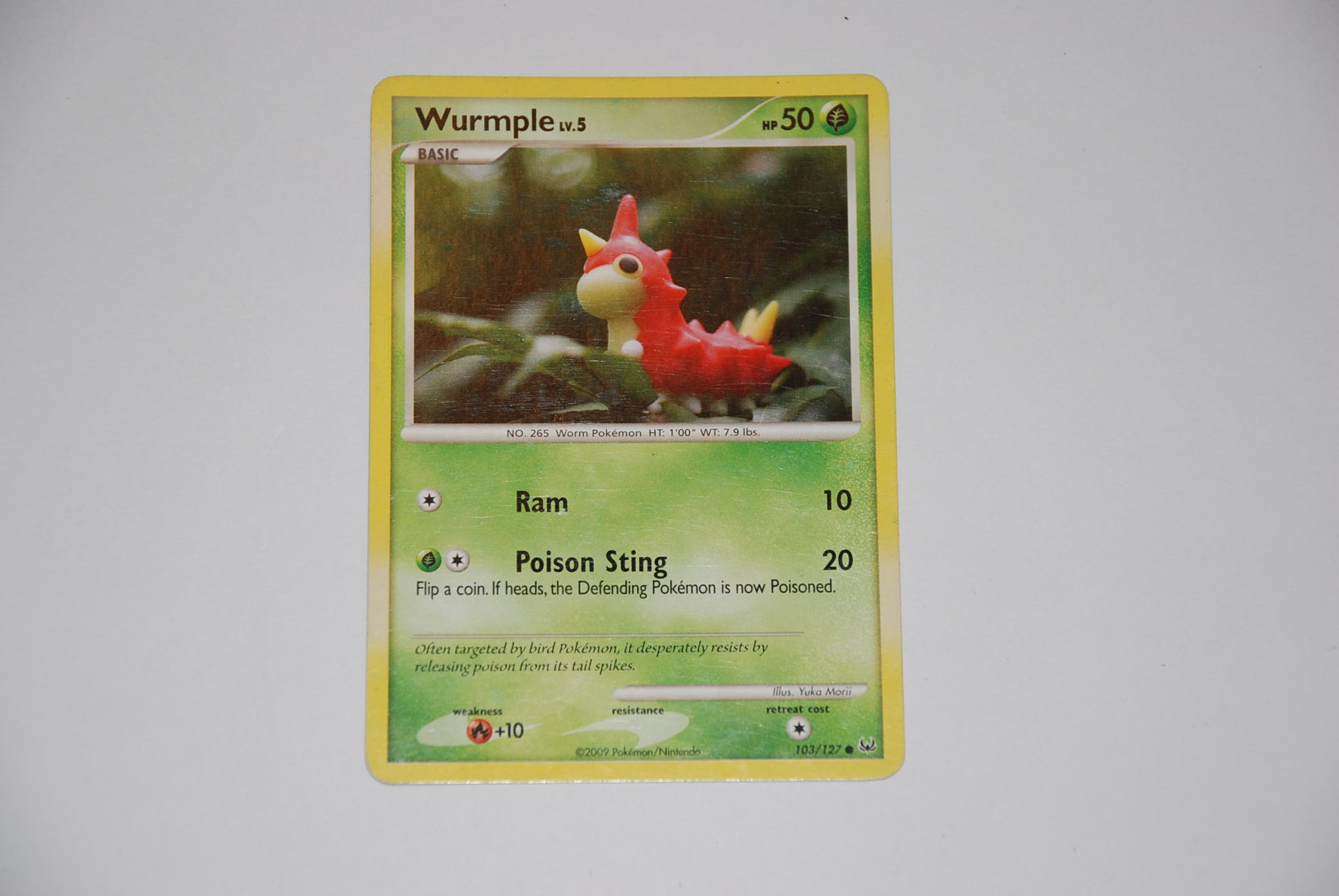 pokemon kaart wurwple lv5