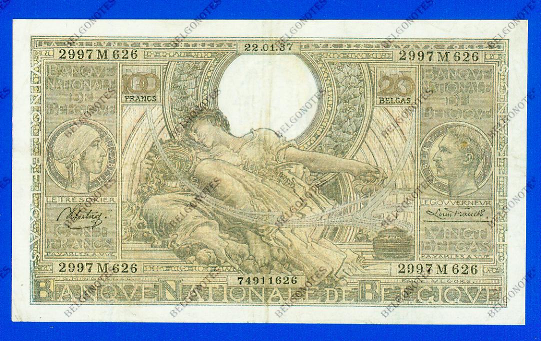 100 Francs Type Vloors 1937*Lot 1902611626