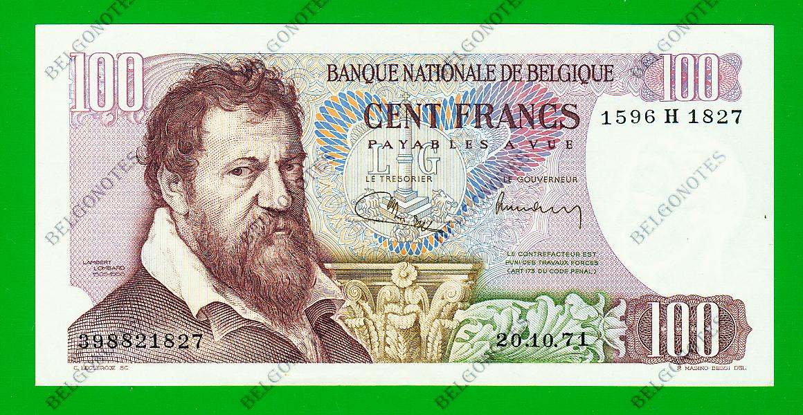 100 Francs Type Lombard 1971 **AUNC** Lot 1902611827