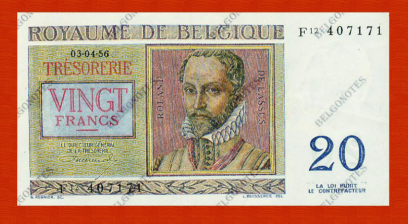 20 Francs Type Regnier **UNC**1956** Lot 1902617171