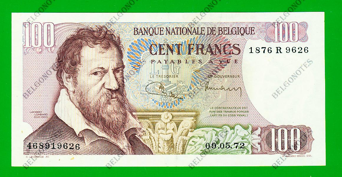 100 Francs Type Lombard 1972 * Lot 1902619626