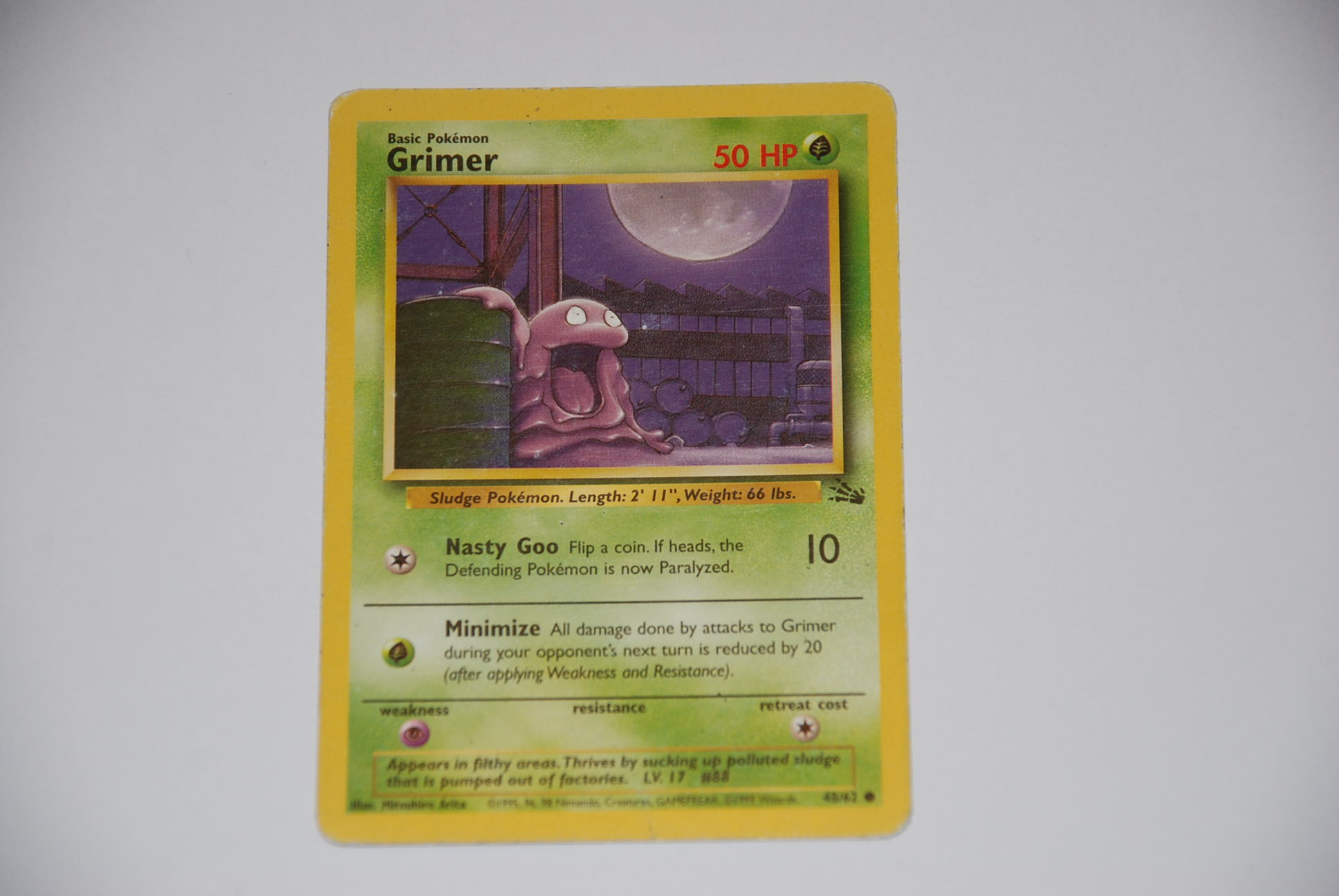 pokemon kaart grimer level 17