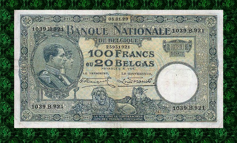 100 Francs Type Nat. reeks 1929*Lot 1902611921