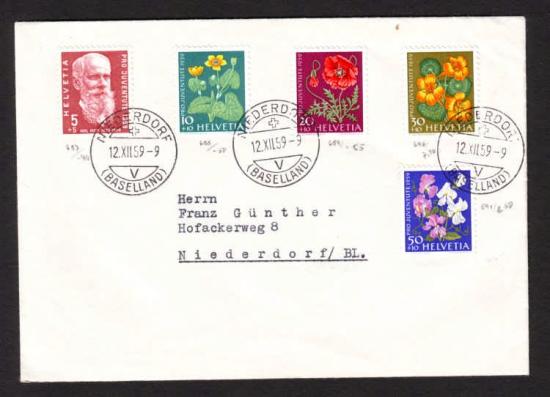 FDC Zwitserlend1  