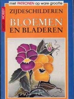 Zijdeschilderen bloemen en bladeren