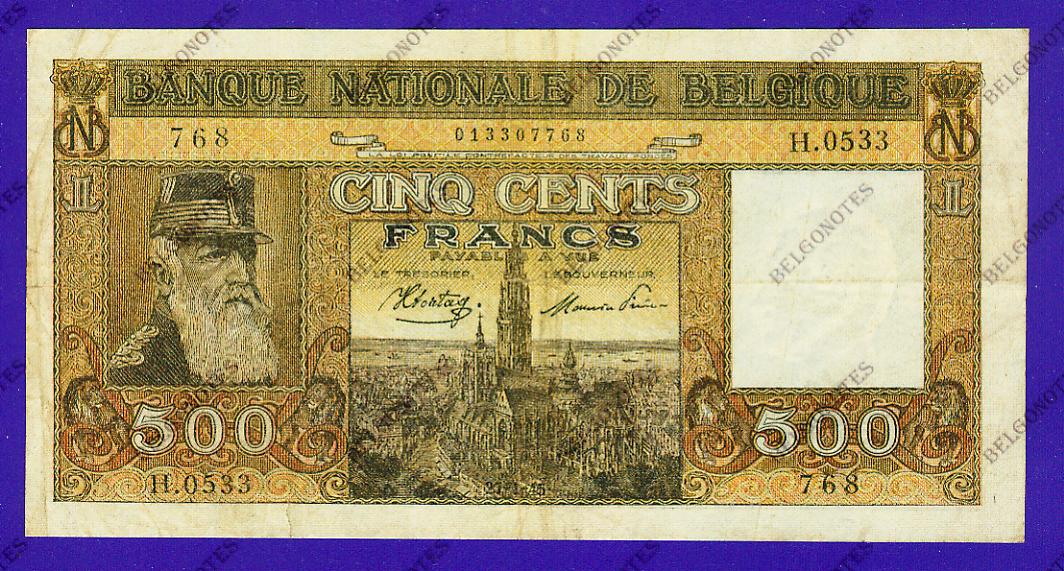 500 Francs Type Dynastie 1945 * Lot 1902610533