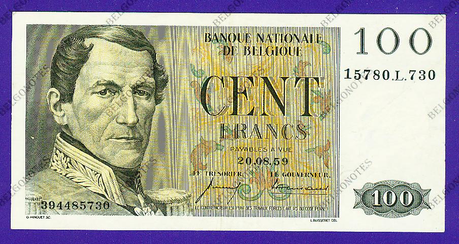 100 Francs Type Eeuwfeest*1959*Lot 1902615730