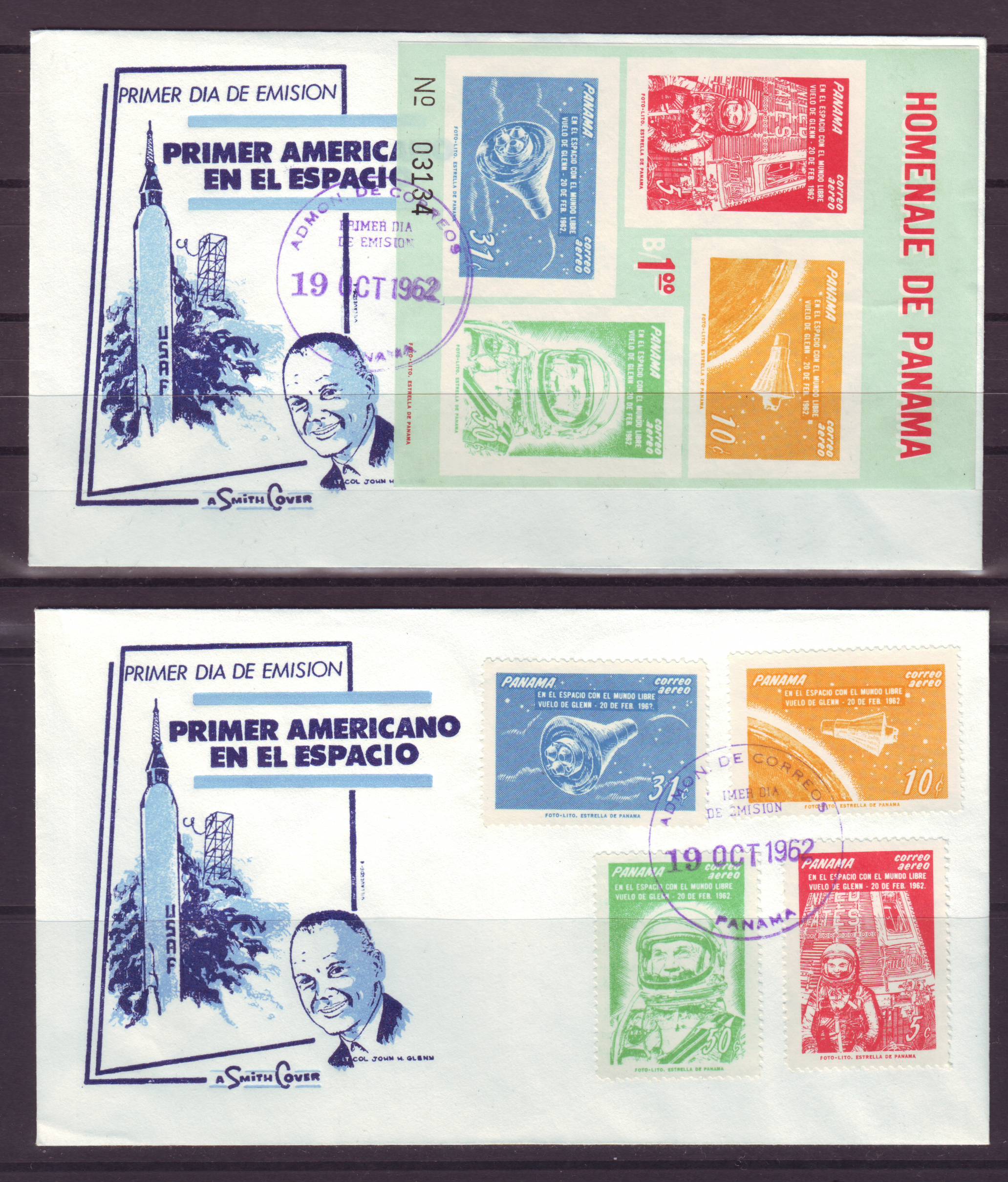 Ruimtevaart FDC59 Panama