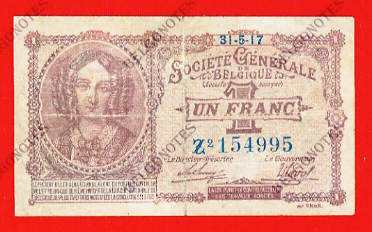 1 Franc Société Générale 1917 *Lot 1902614995
