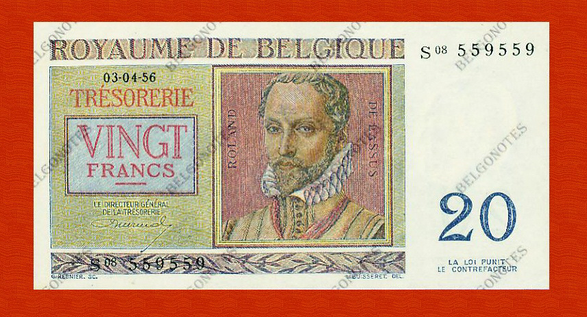 20 Francs Type Regnier **UNC**1956** Lot 1902619559