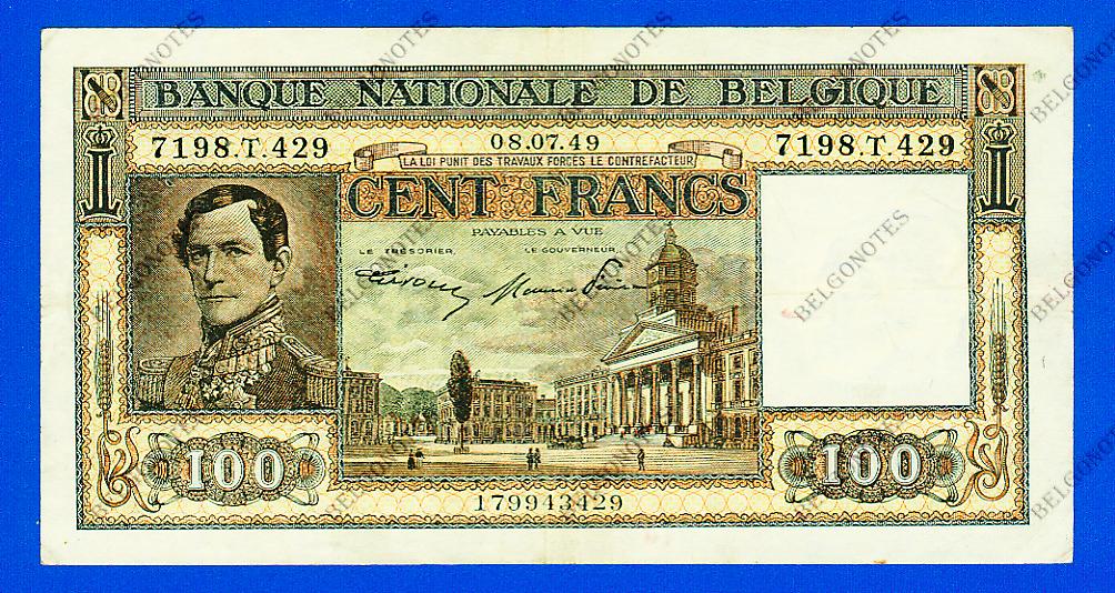 100 Francs Type Dynastie*1949*Lot 1902613429