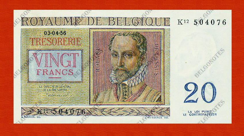 20 Francs Type Regnier **UNC**1956** Lot 1902614076
