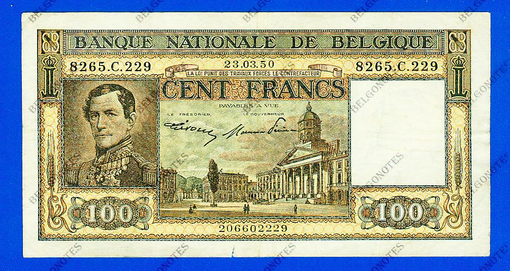 100 Francs Type Dynastie*1950*Lot 1902612229