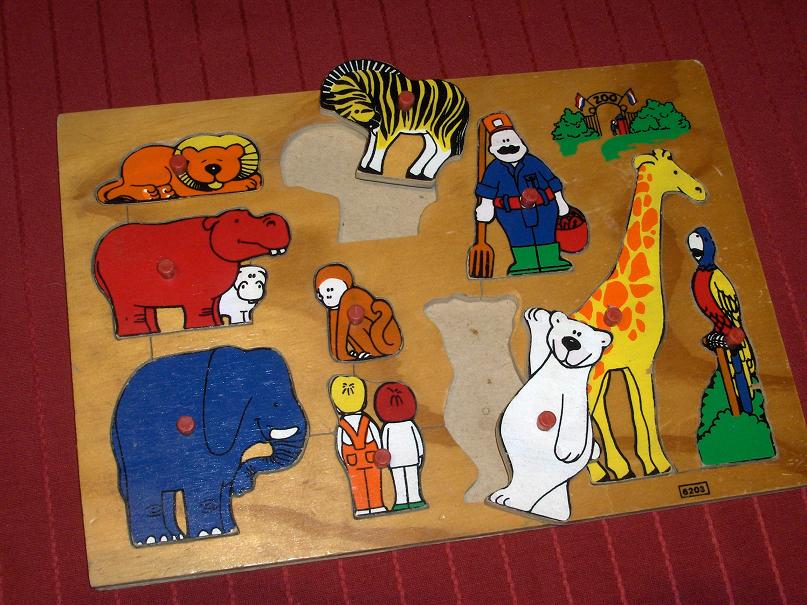inlegpuzzel : dierentuin