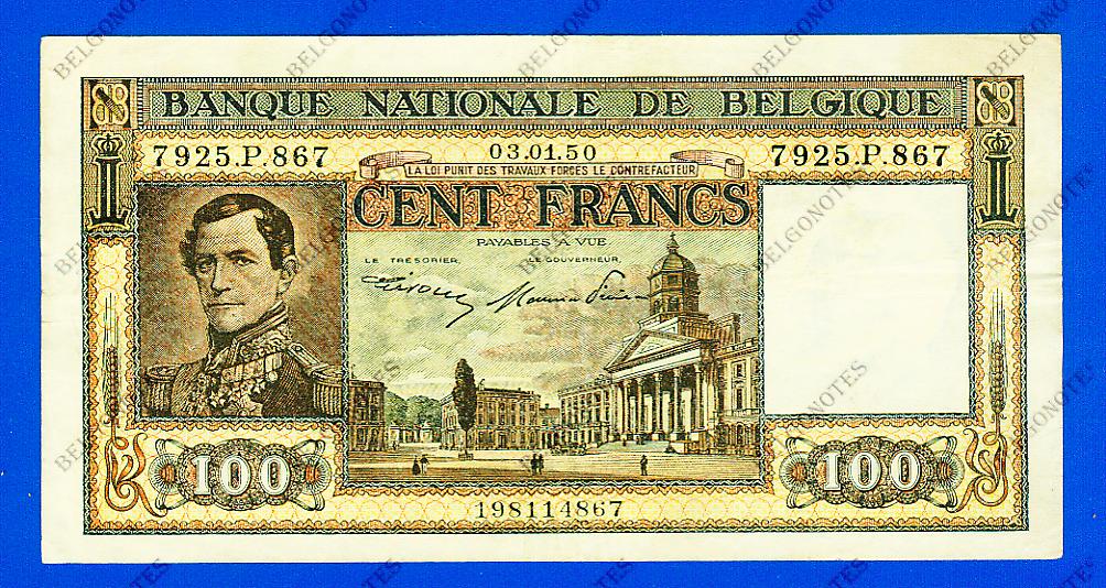 100 Francs Type Dynastie*1950*Lot 1902614867