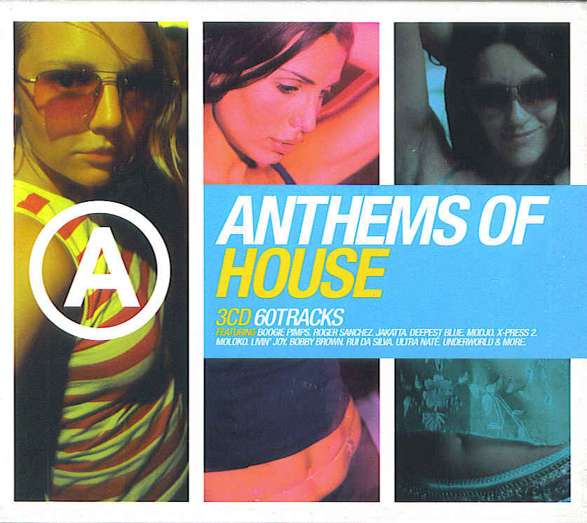 CD - Anthems Of House - 3 CD box - NIEUW