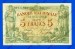Foto 1 van 5 Francs Type Brussel* 29-12-1918*.Lot 190261012
