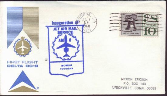 Luchtpostbrief USA 