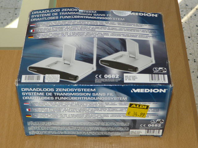 Draadloos zend toestel 95