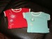 Foto 1 van 1 blauwe + 1 rode t-shirt, tweeling, maat 68