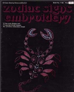 Zodiac signs embroidery (horoscopen)