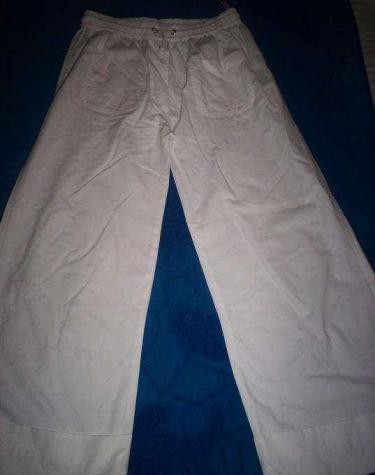 Pantalon in lichte stof maat 140