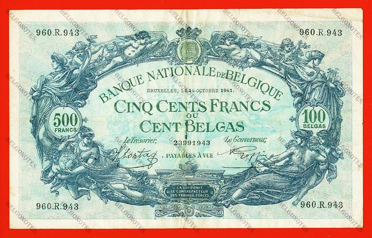 500 Francs Type '1887' 1941 * Lot 1902611943