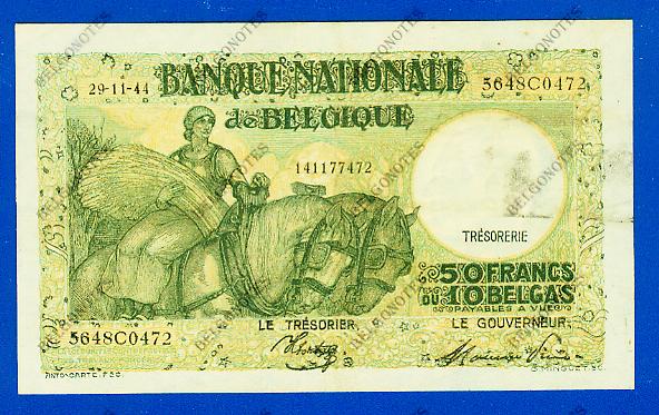 50 Francs Type Anto carte 29-11-1944*.Lot 1902610472