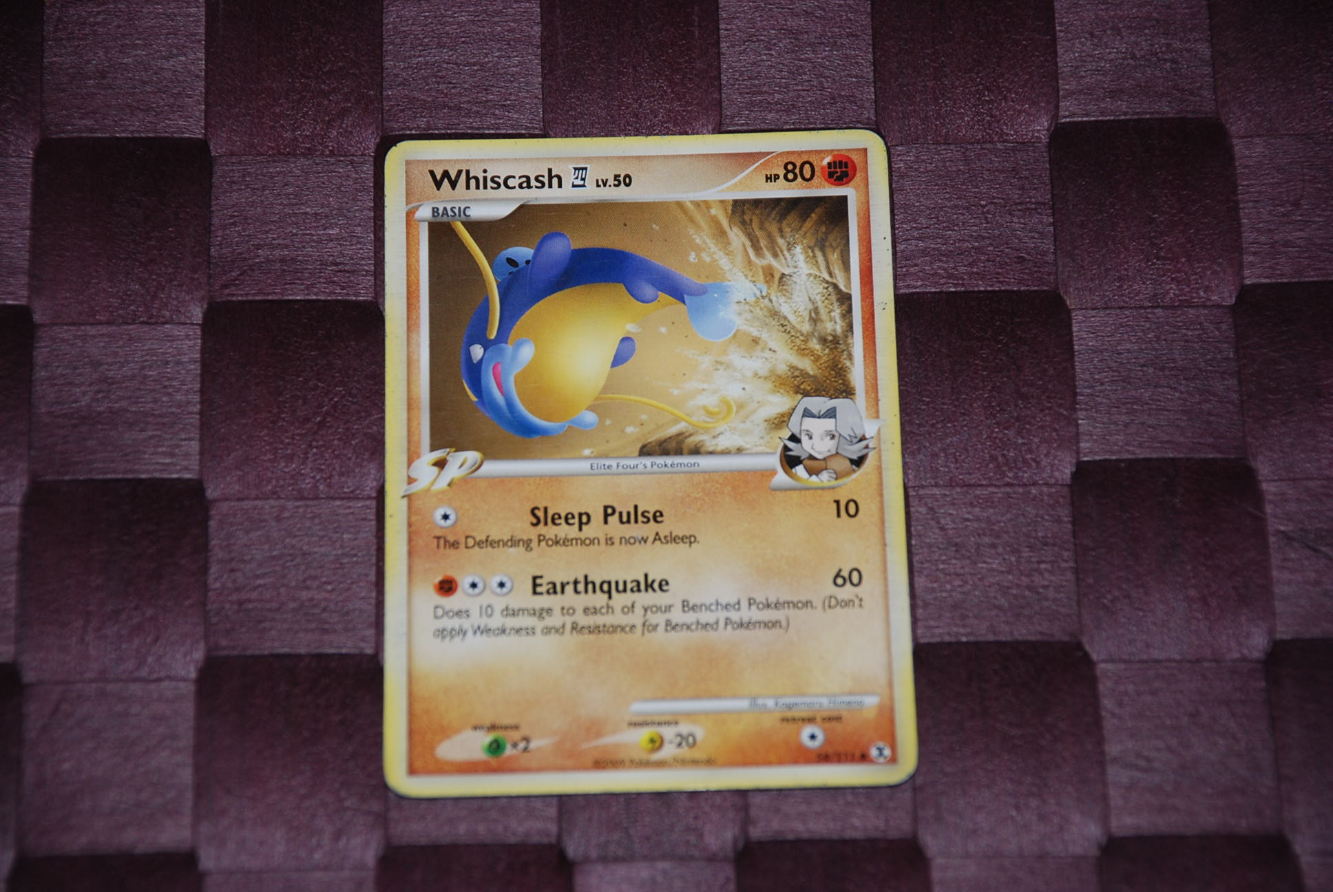 pokemon kaart whiscash lv50