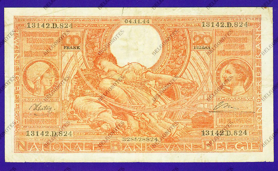 100 Francs Type Vloors oranje**NL-FR**Lot 1902618824