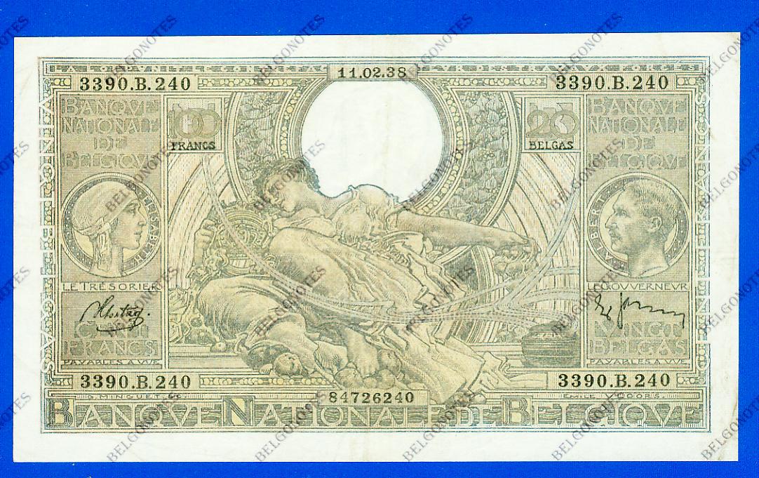 100 Francs Type Vloors 1938 * Lot 1902616240