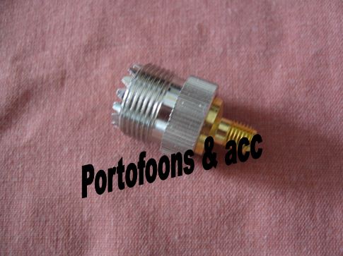 PL259 Antennenadapter voor Kenwood portofoons. 