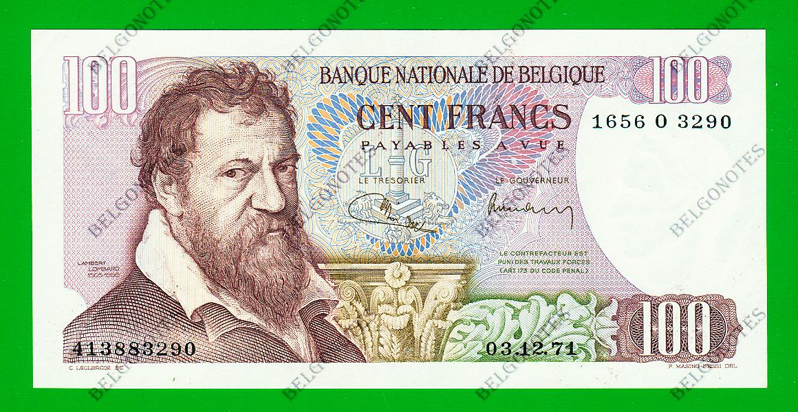 100 Francs Type Lombard 1971 **AUNC** Lot 1902613290