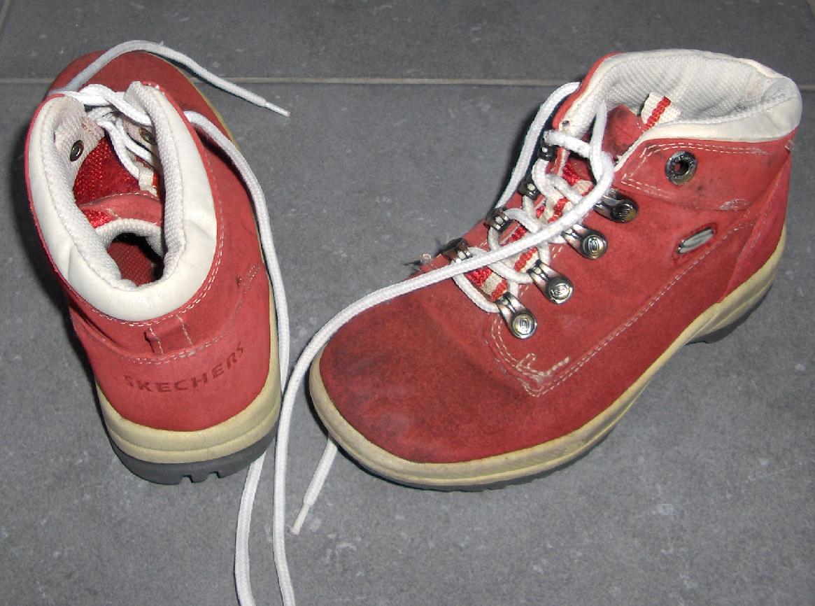 rood hoog schoentje