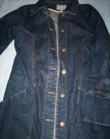 Lange jeansvest van Dubster maat 152