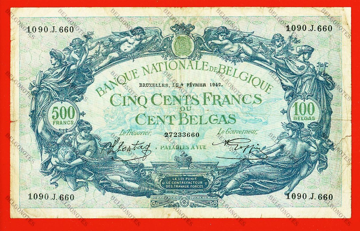500 Francs Type '1887' 1942 * Lot 1902613660