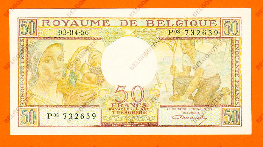 50 Francs Type Buisseret 03-04-1956* Lot 1902612639