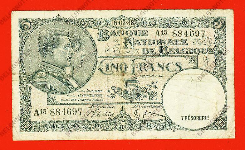 5 Francs Type '1919' *1938*Lot 1902614697