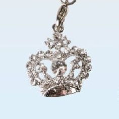 GSM Hangertje Mobile Charm Bling Bling Kroontje Diamant
