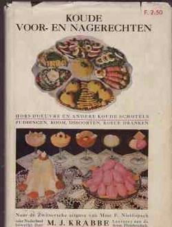 Koude voor- en nagerechten, M.J.Krabbe