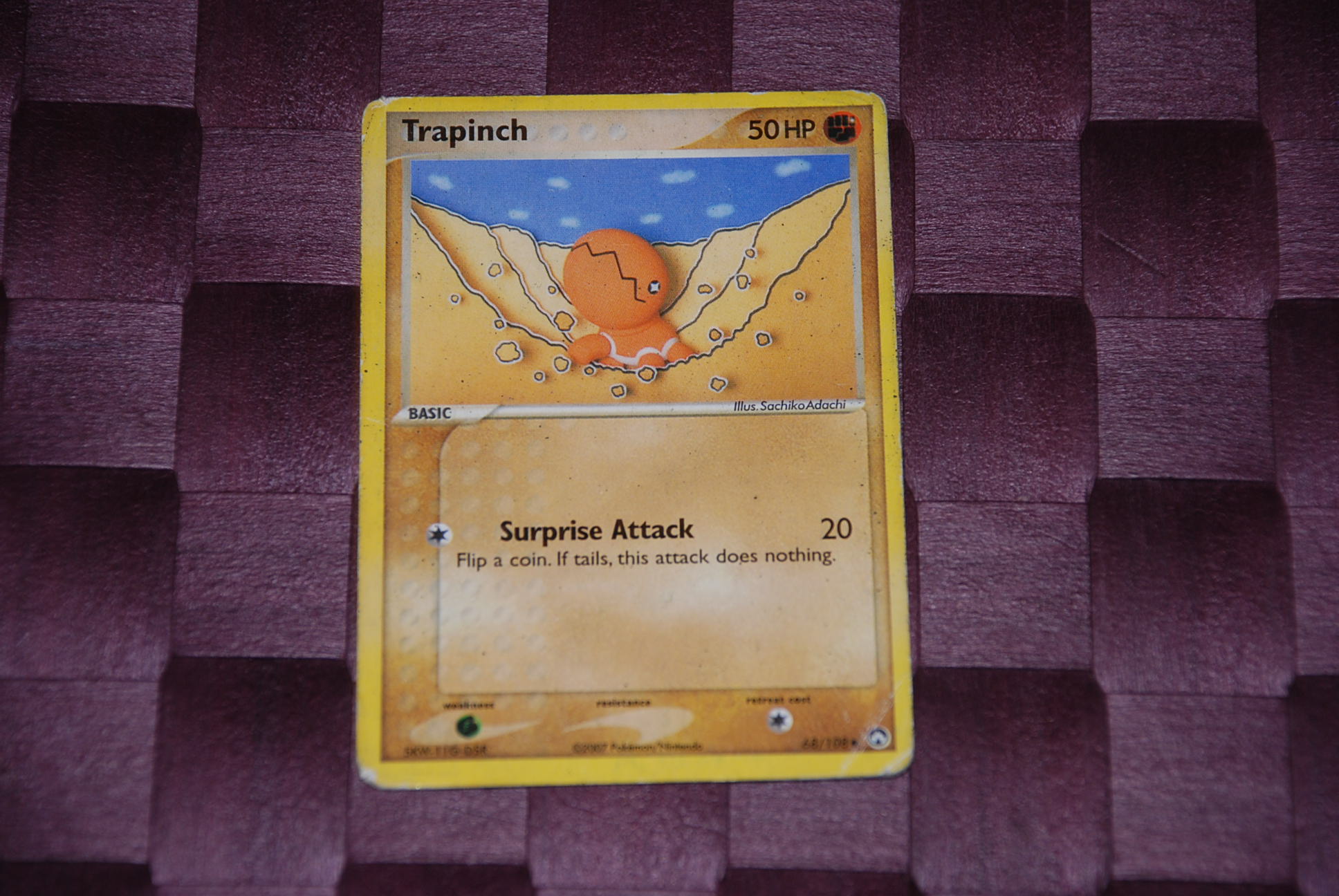 pokemon kaart trapinch