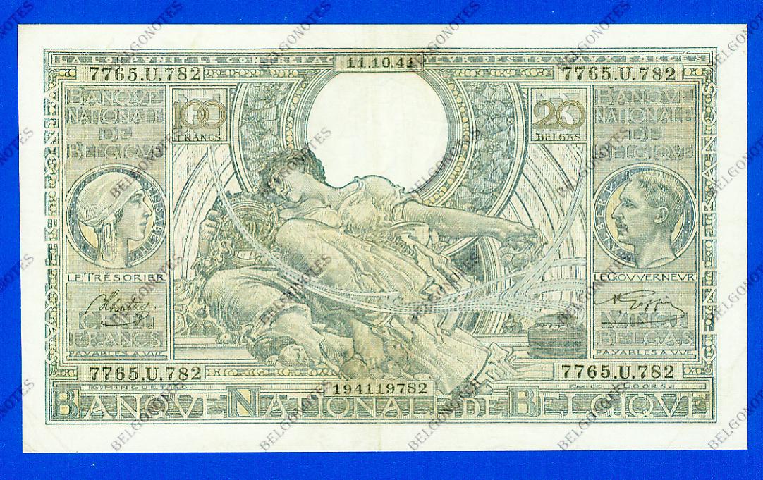100 Francs Type Vloors 1941 * Lot 1902619782