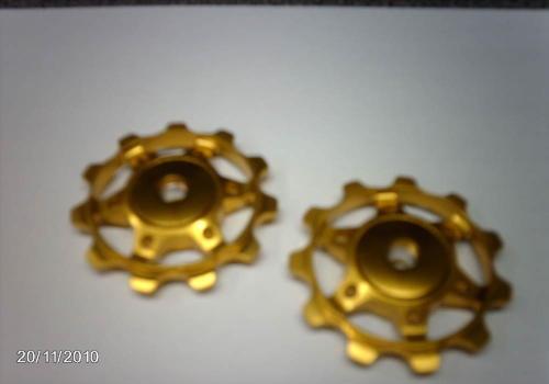 XLC DERAILLEURWIELTJES GOUD