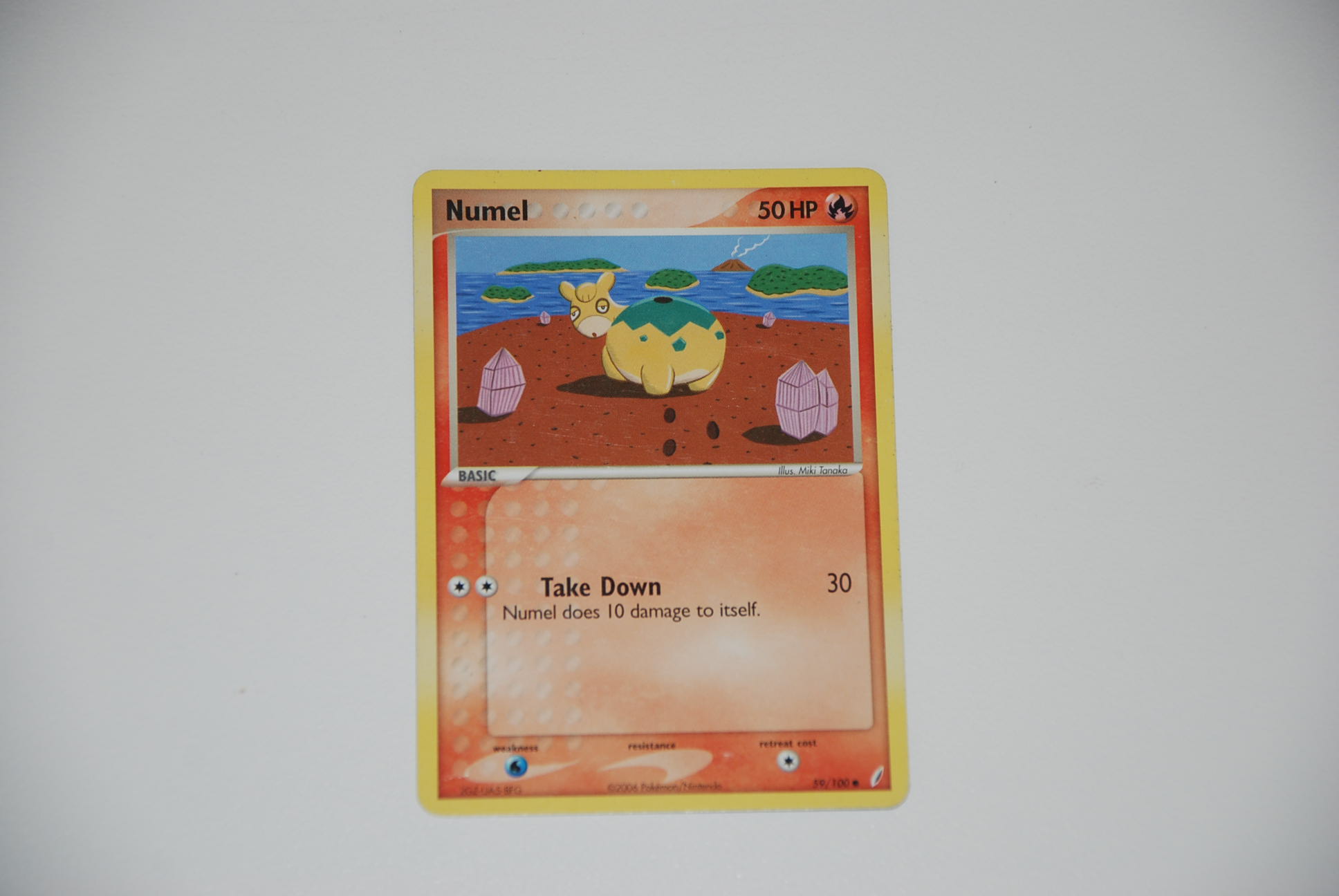 pokemon kaart numel 