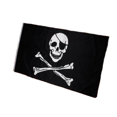 Piraten Vlag 90 x 150 cm - Design 1