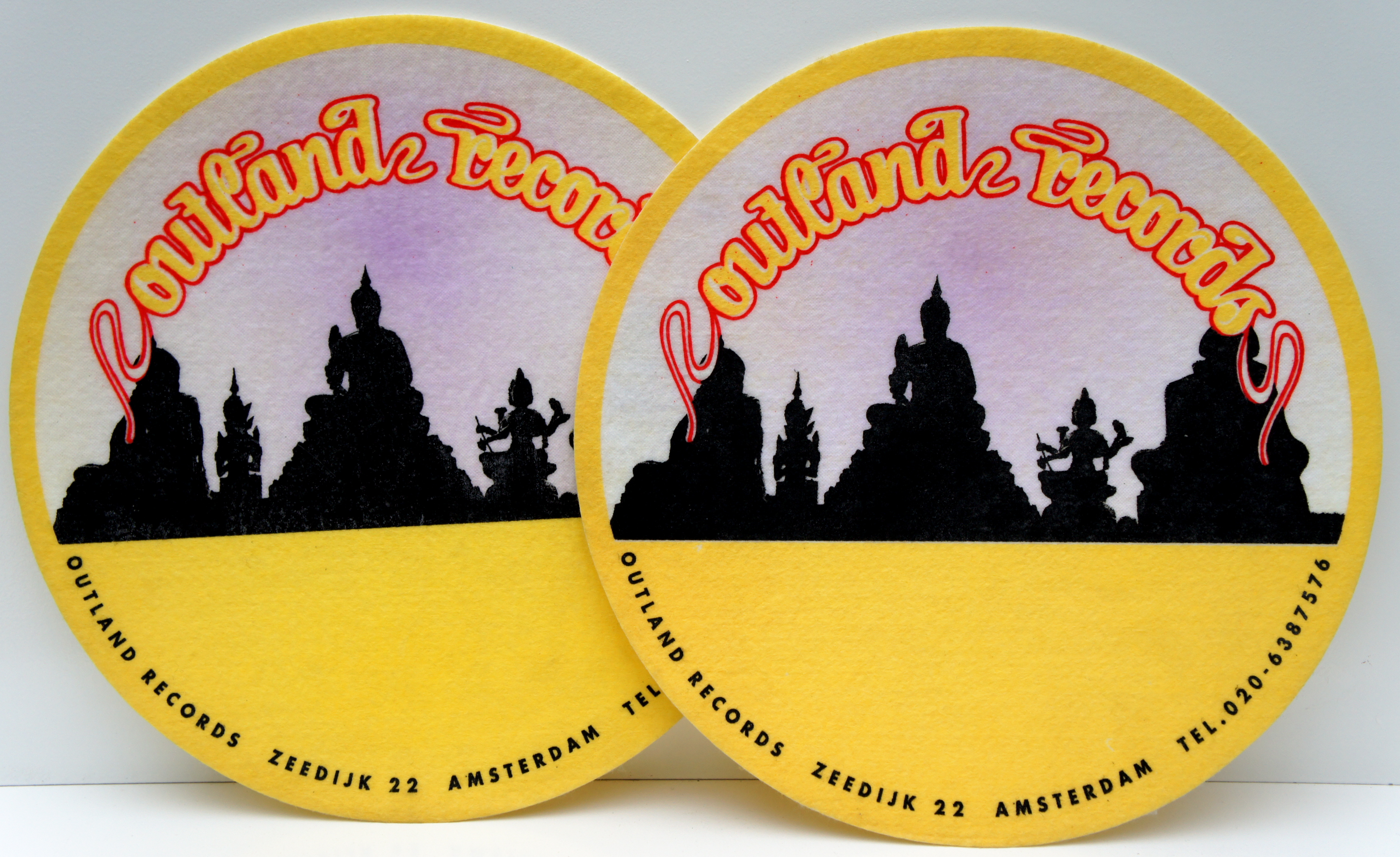 Dj Slipmats Outland Records (Nieuw uit oude stock) 