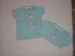 Foto 1 van turquois t-shirtjes van tweeling 80