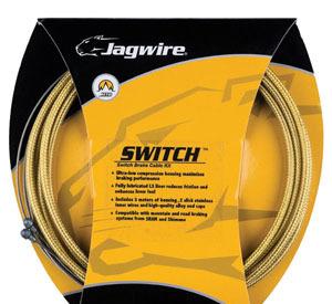 jagwire switch derailleurkabelset gold
