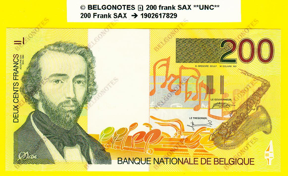 200 Francs Type Sax **UNC** Lot 19026167829