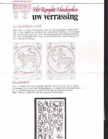 Hobby , borduurpatroon , groot patroon van de sterrebeelden